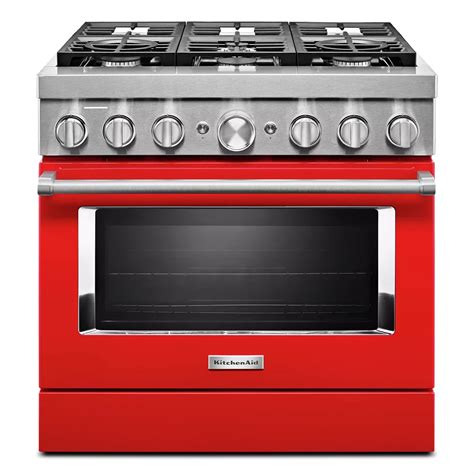 kitchen aid high end gas stove